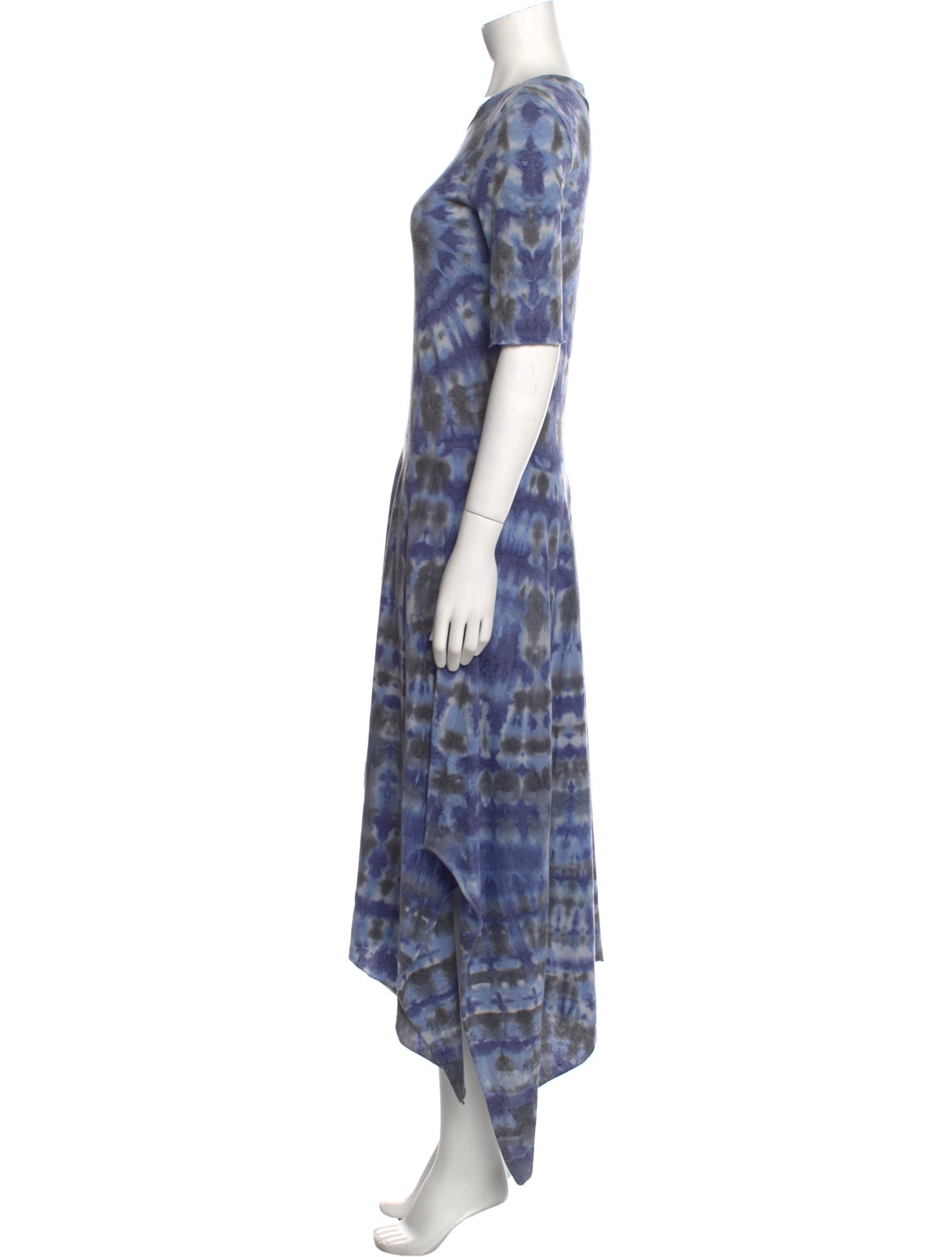Raquel Allegra Tie-Dye Print Long Dress