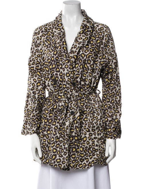 Raquel Allegra Animal Print Blazer