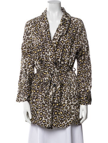 Raquel Allegra Jackets Animal Print Blazer S