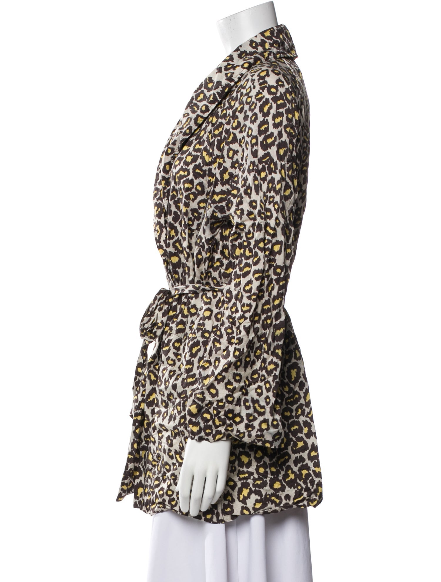 Raquel Allegra Animal Print Blazer