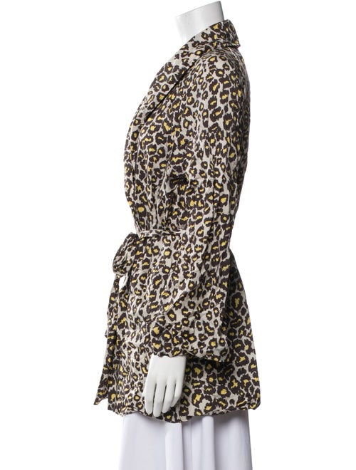 Raquel Allegra Animal Print Blazer