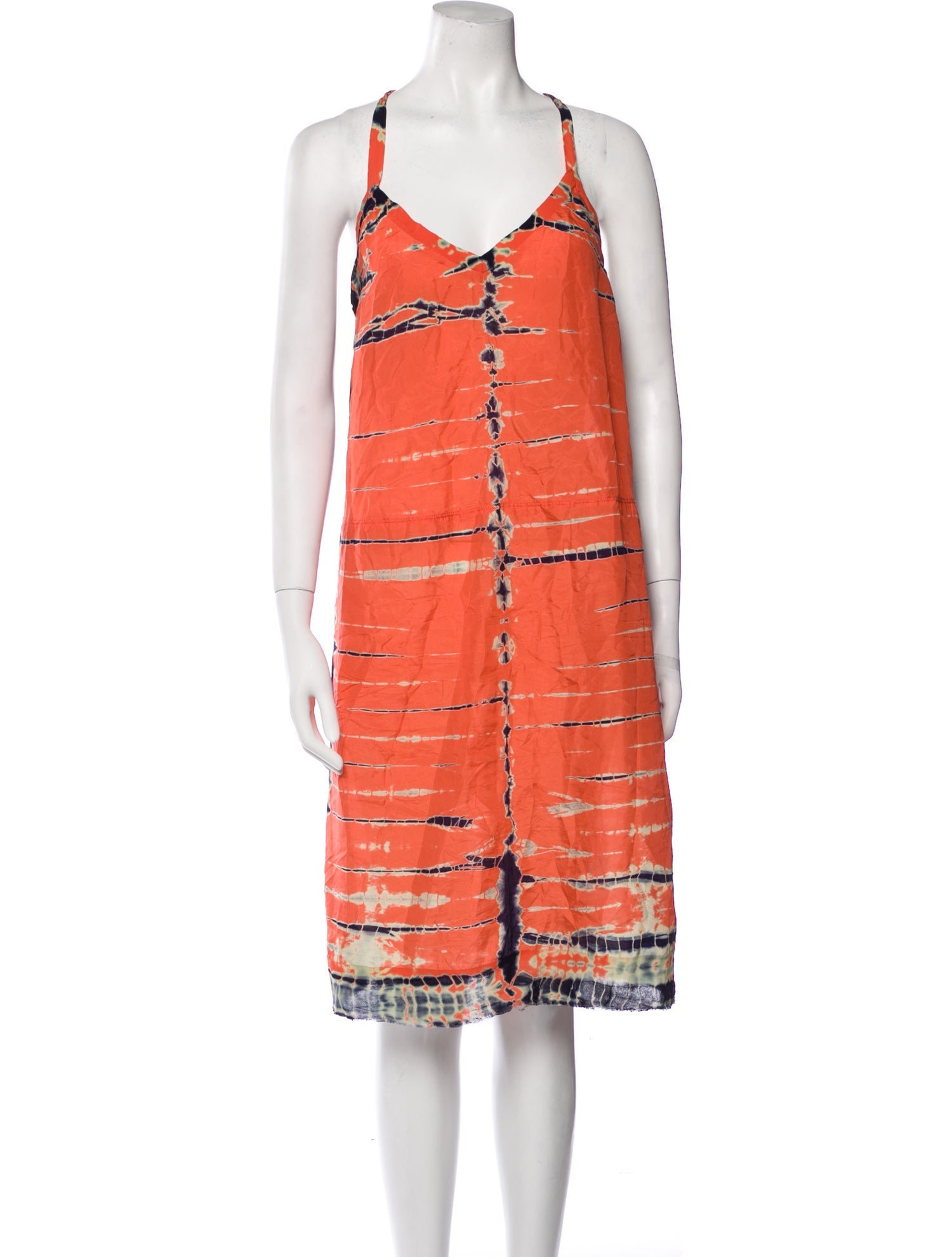 Raquel Allegra Silk Knee-Length Dress