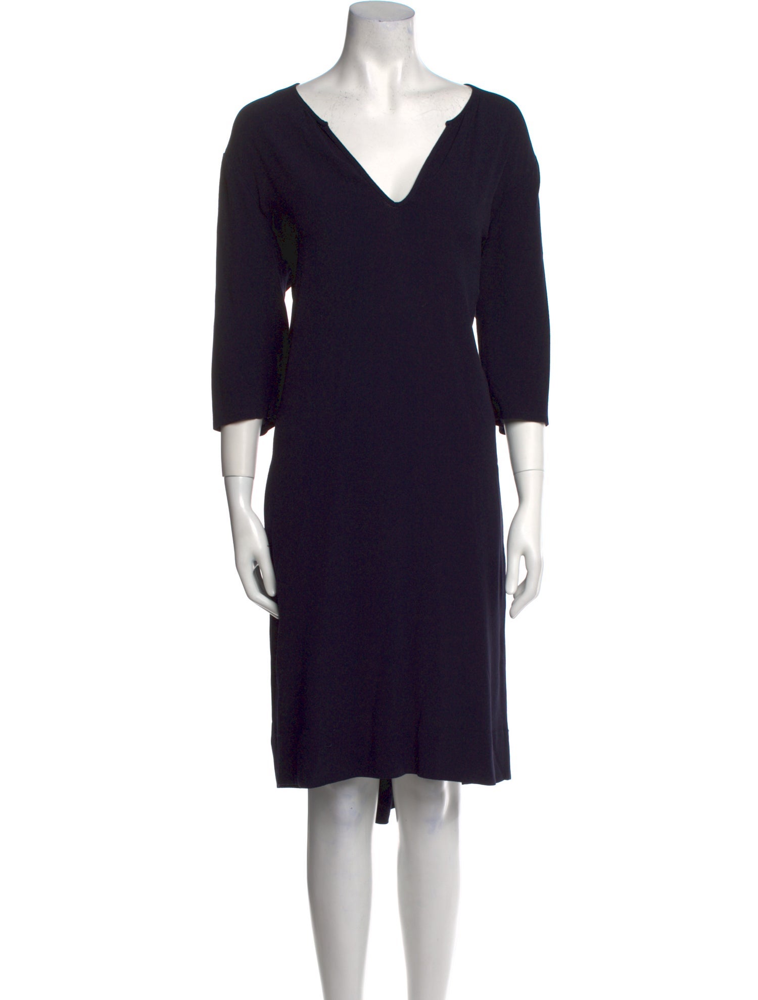 Raquel Allegra V-Neck Midi Length Dress