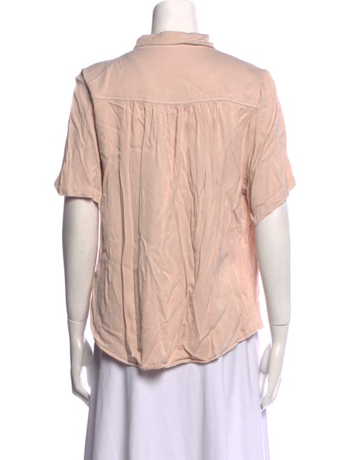 Raquel Allegra Short Sleeve Button-Up Top