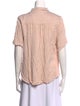 Raquel Allegra Short Sleeve Button-Up Top