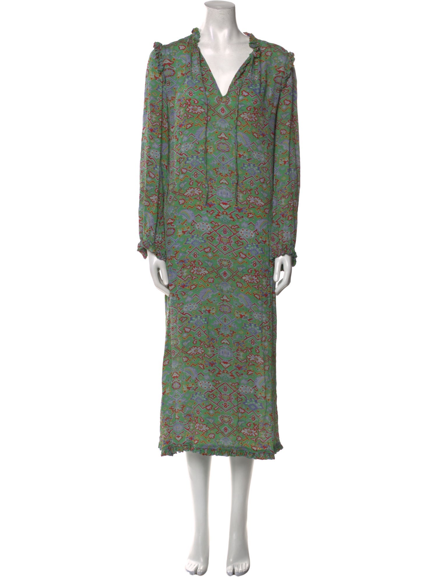 Raquel Allegra Silk Long Dress