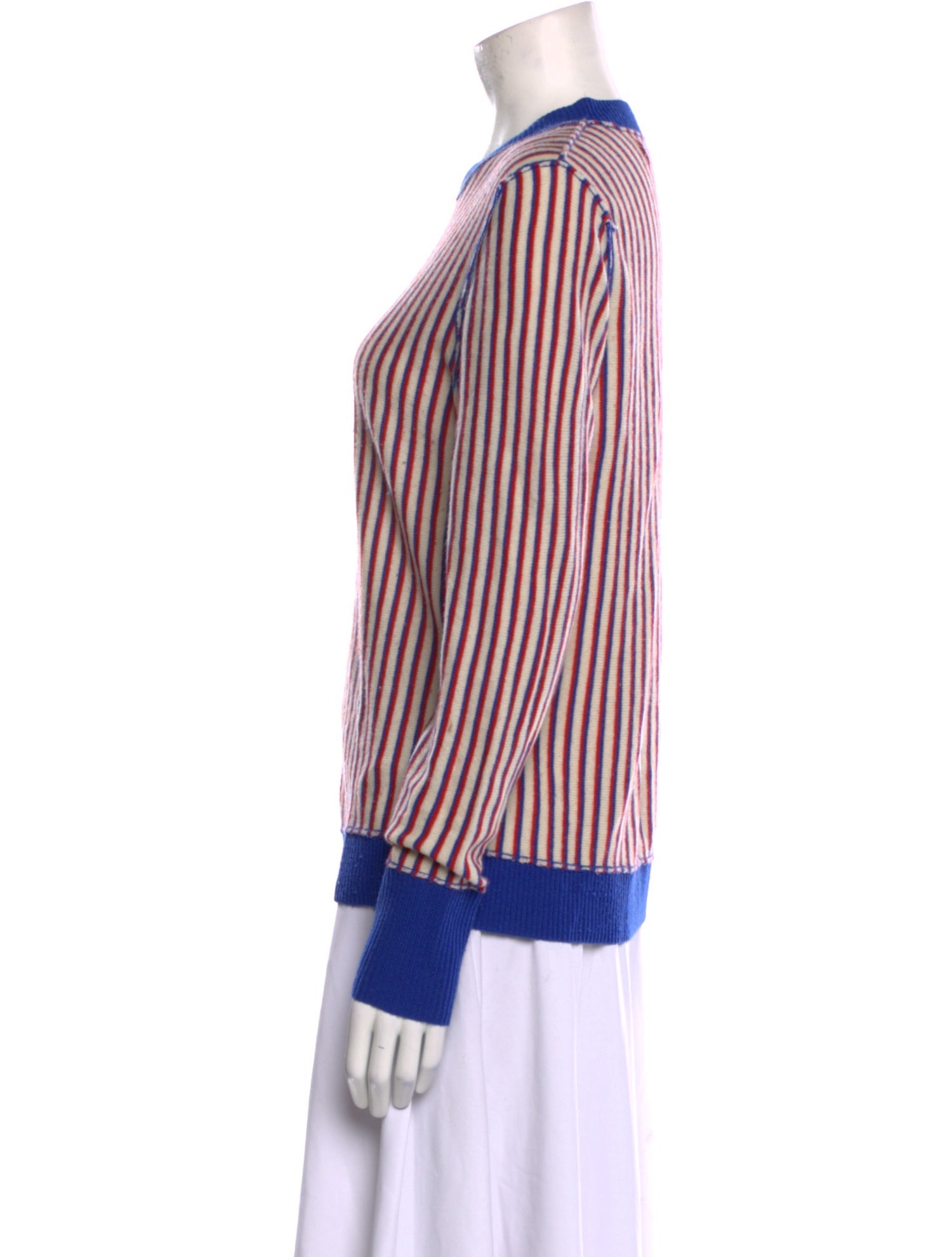 Raquel Allegra Merino Wool Striped Sweater