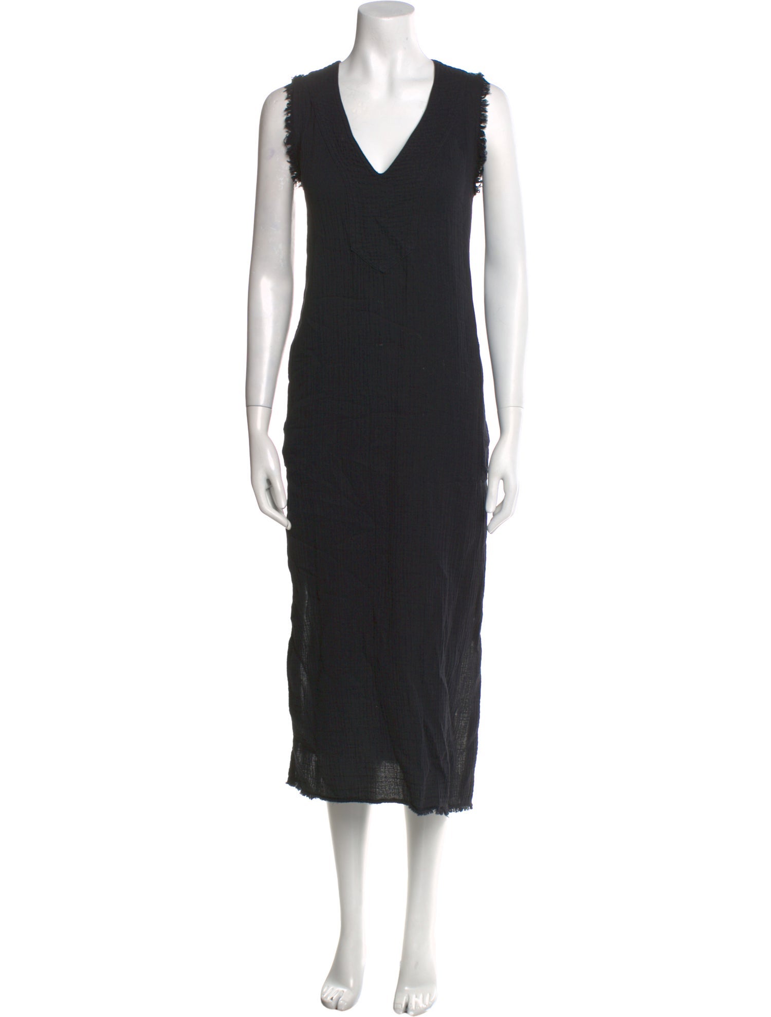 Raquel Allegra V-Neck Midi Length Dress