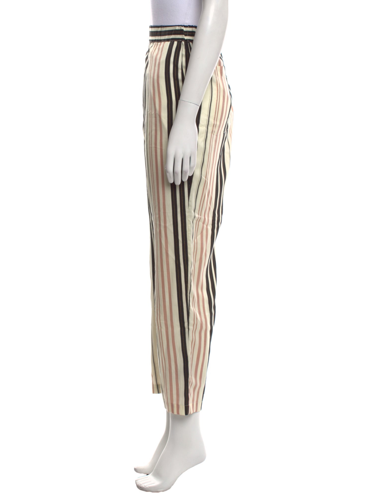 Raquel Allegra Striped Straight Leg Pants
