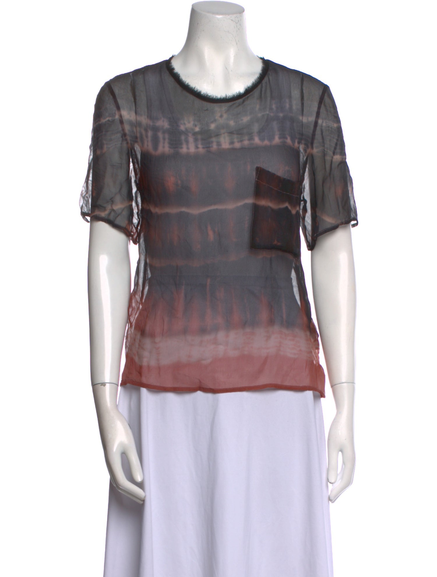 Raquel Allegra Silk Printed Top