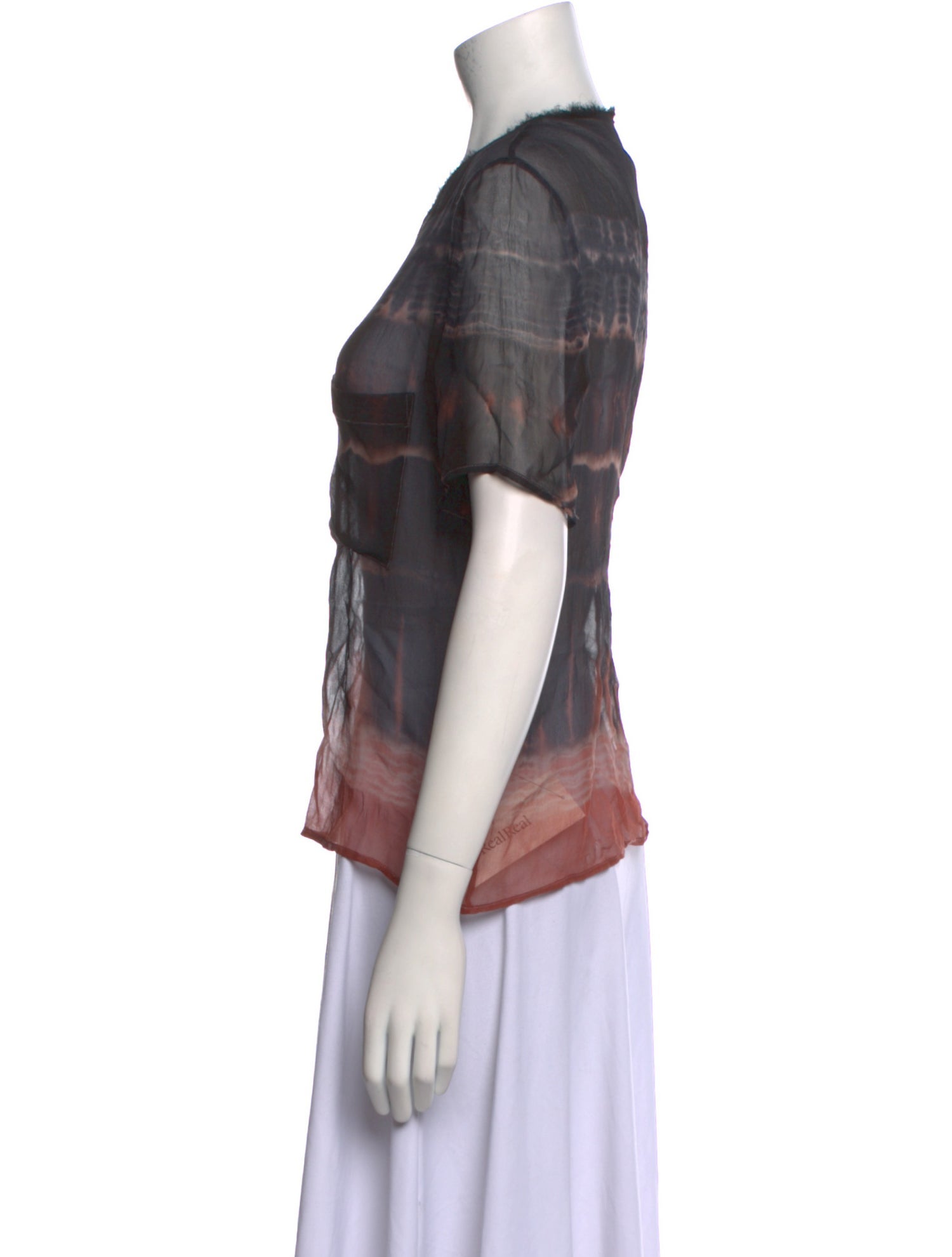 Raquel Allegra Silk Printed Top
