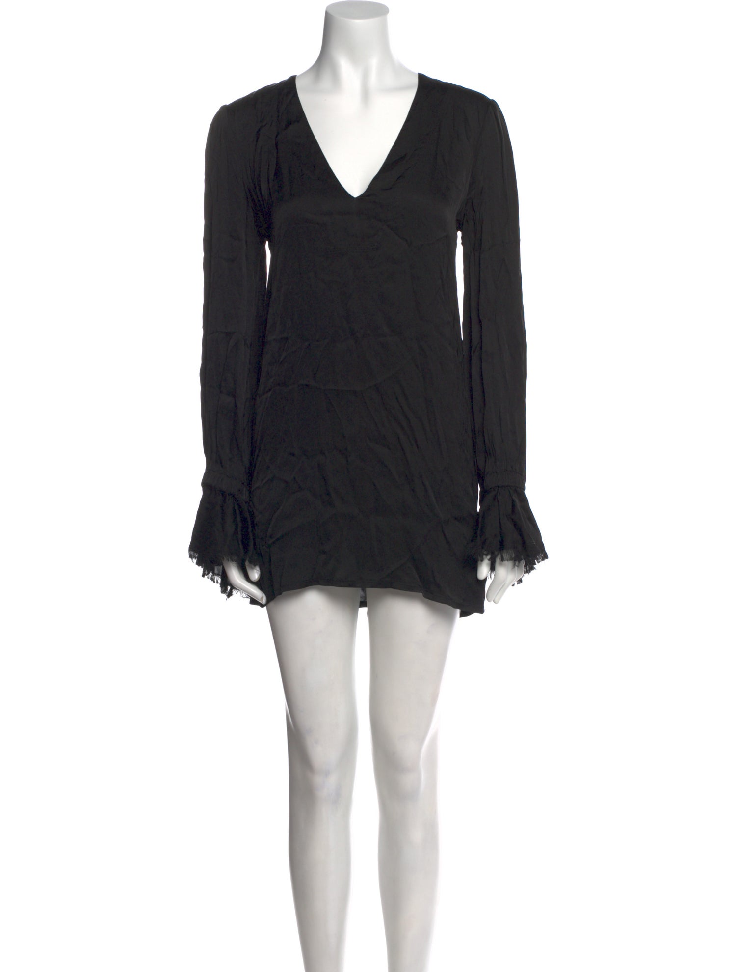 Raquel Allegra V-Neck Mini Dress