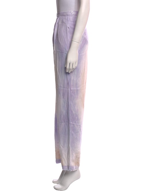 Raquel Allegra Tie-Dye Print Wide Leg Pants