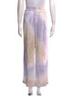 Raquel Allegra Tie-Dye Print Wide Leg Pants