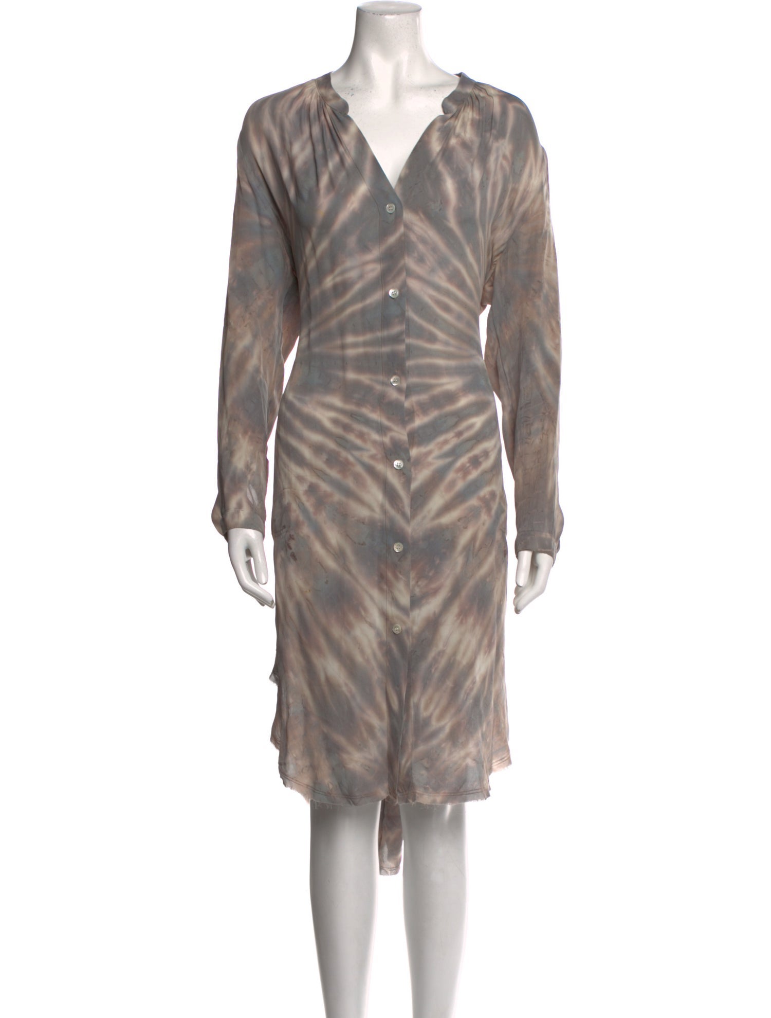 Raquel Allegra Silk Midi Length Dress