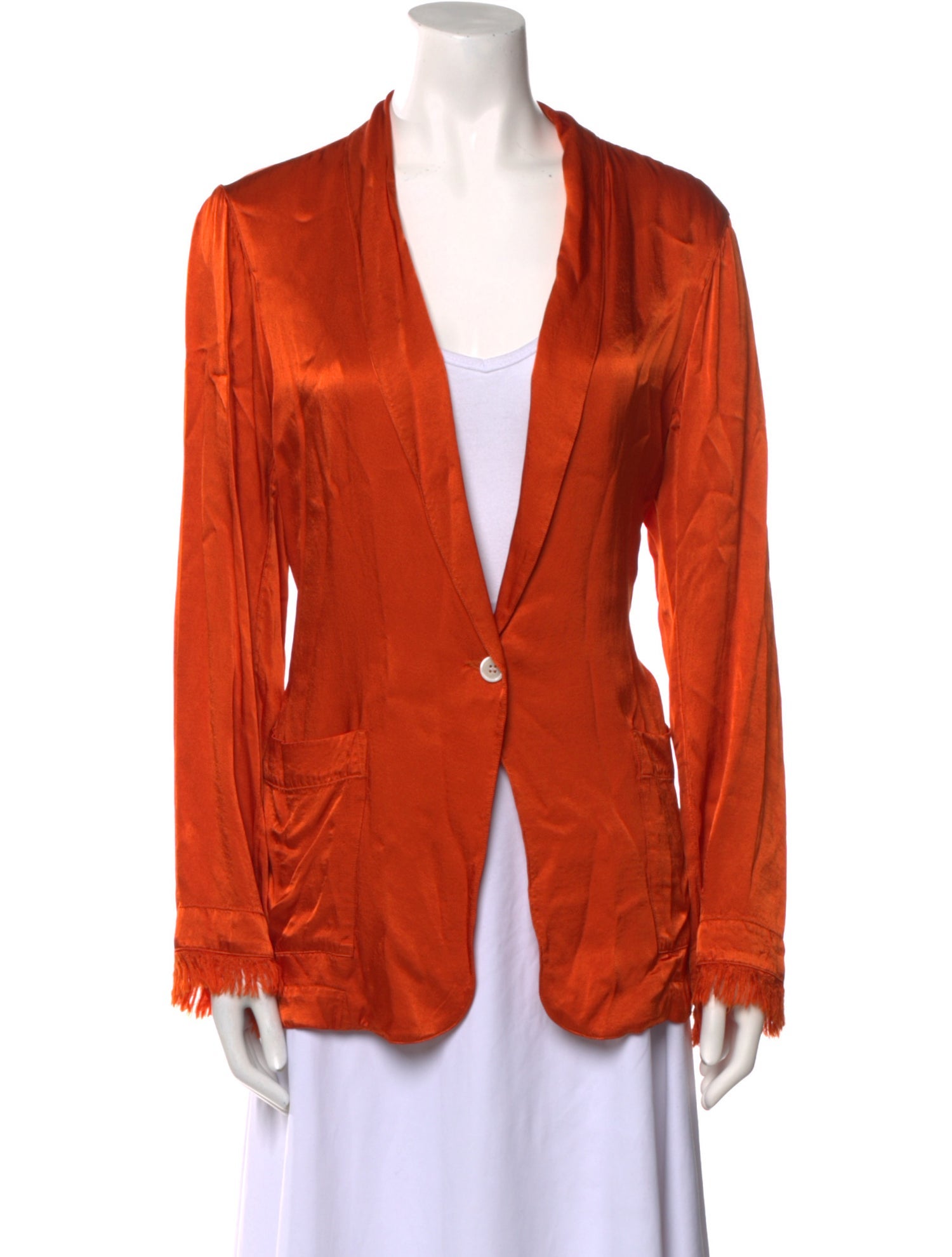 Raquel Allegra V-Neck Long Sleeve Blouse