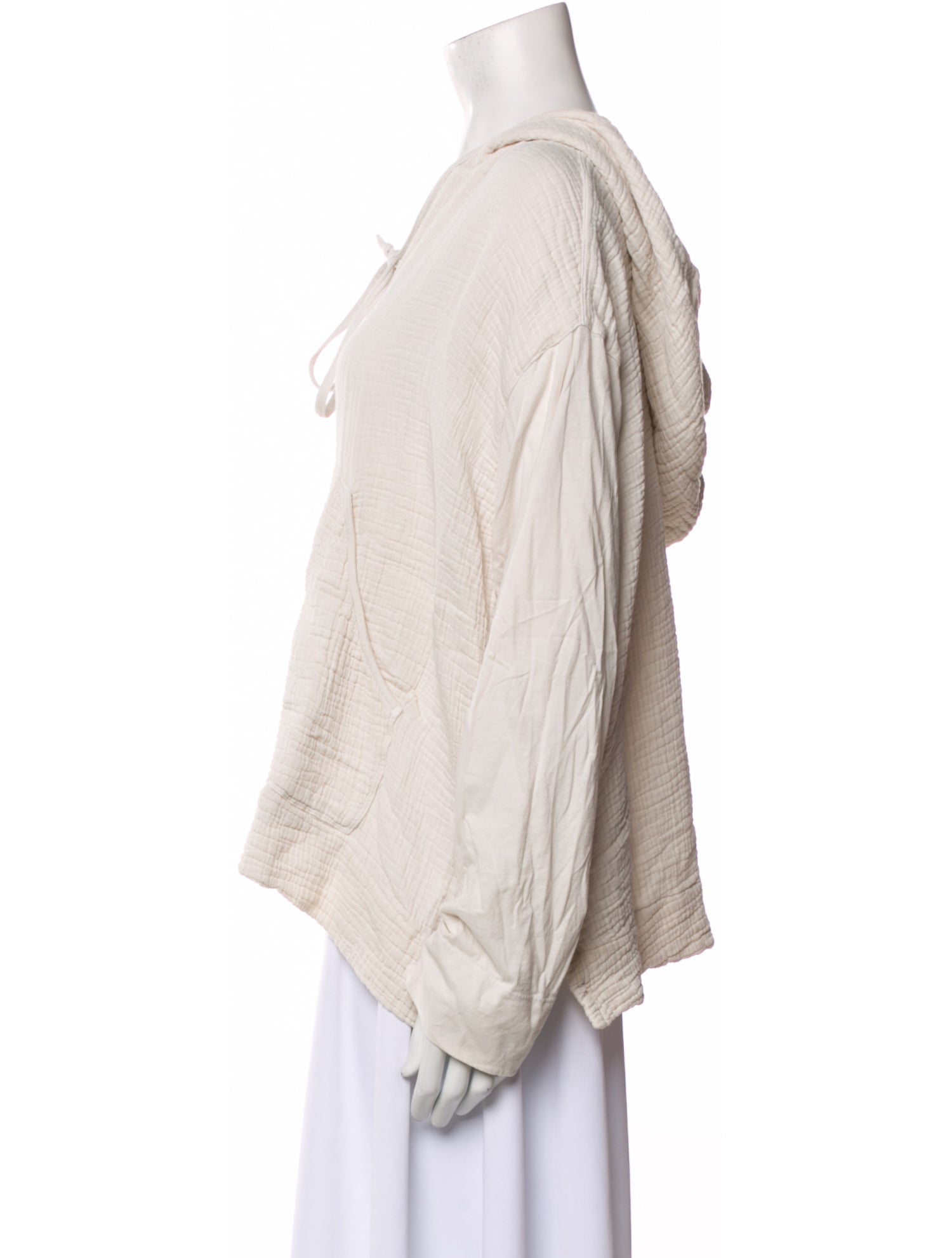 Raquel Allegra V-Neck Long Sleeve Sweatshirt