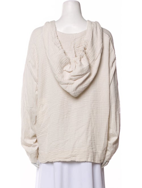 Raquel Allegra V-Neck Long Sleeve Sweatshirt
