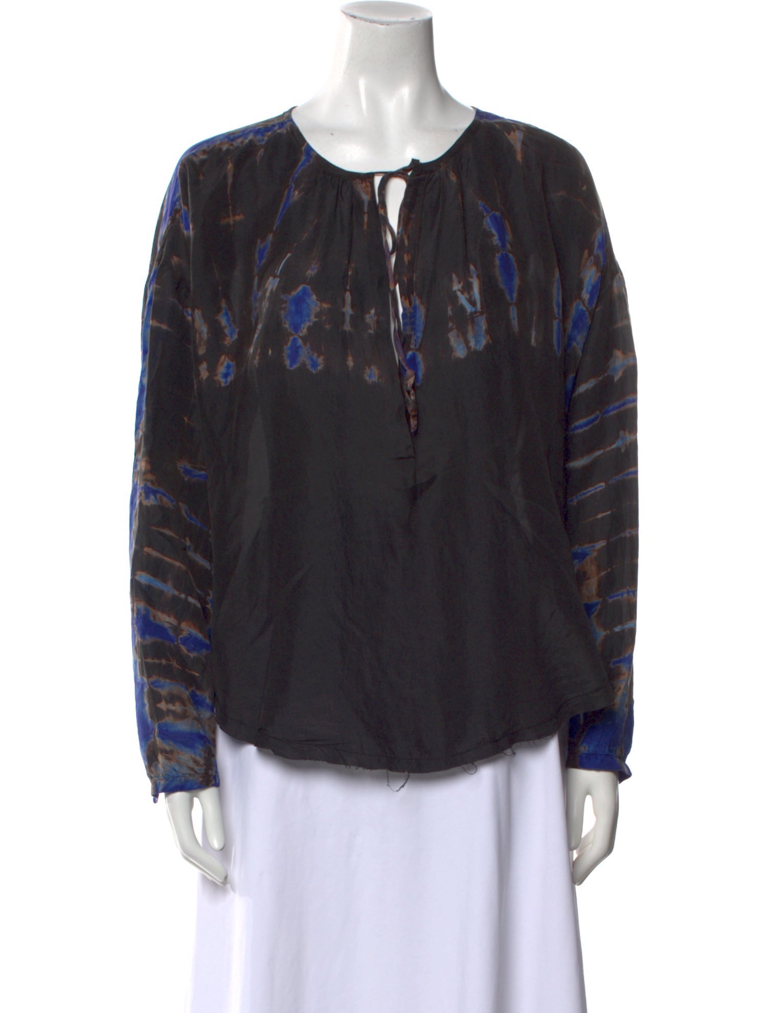 Raquel Allegra Silk Printed Blouse
