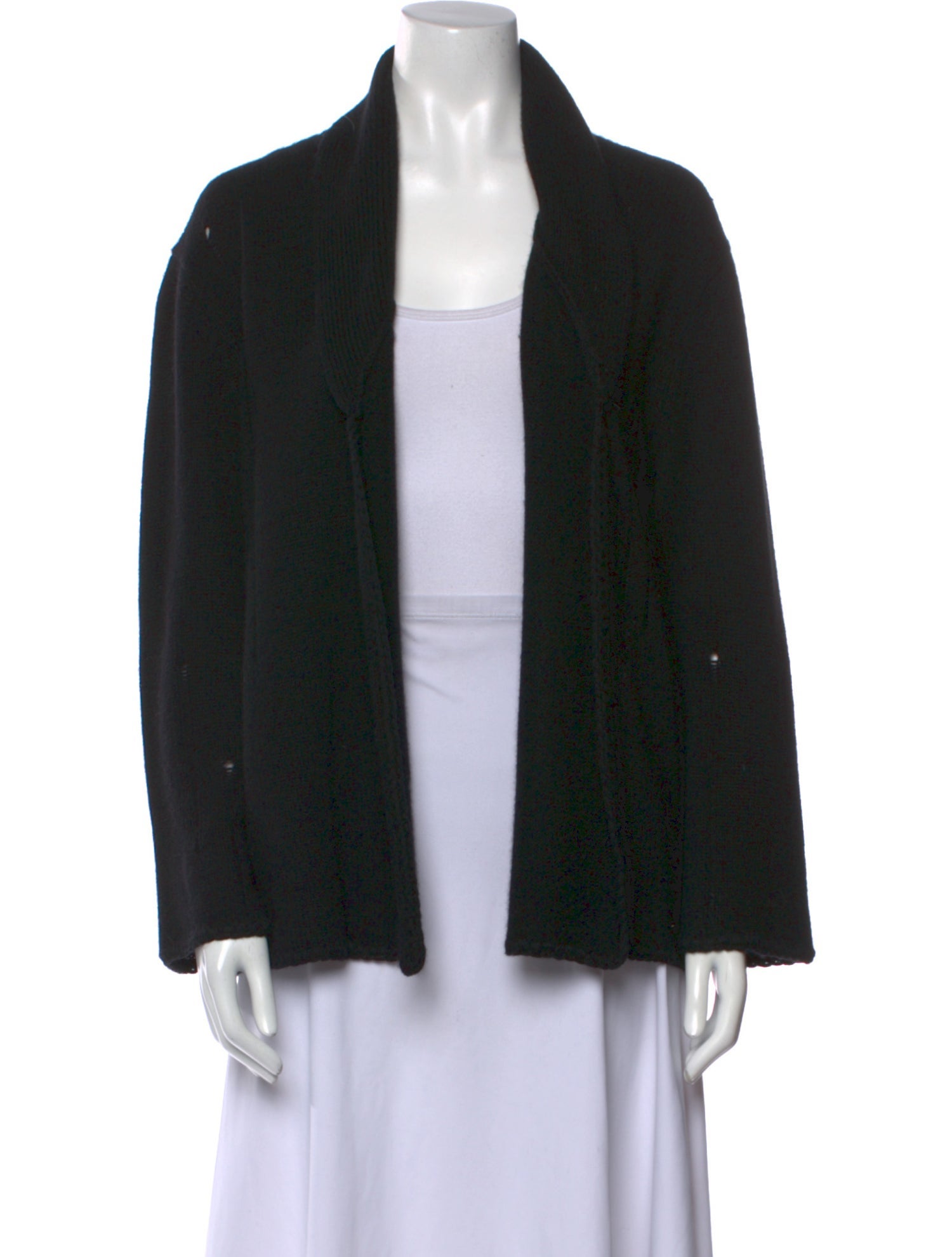 Raquel Allegra Cashmere Open Front Sweater