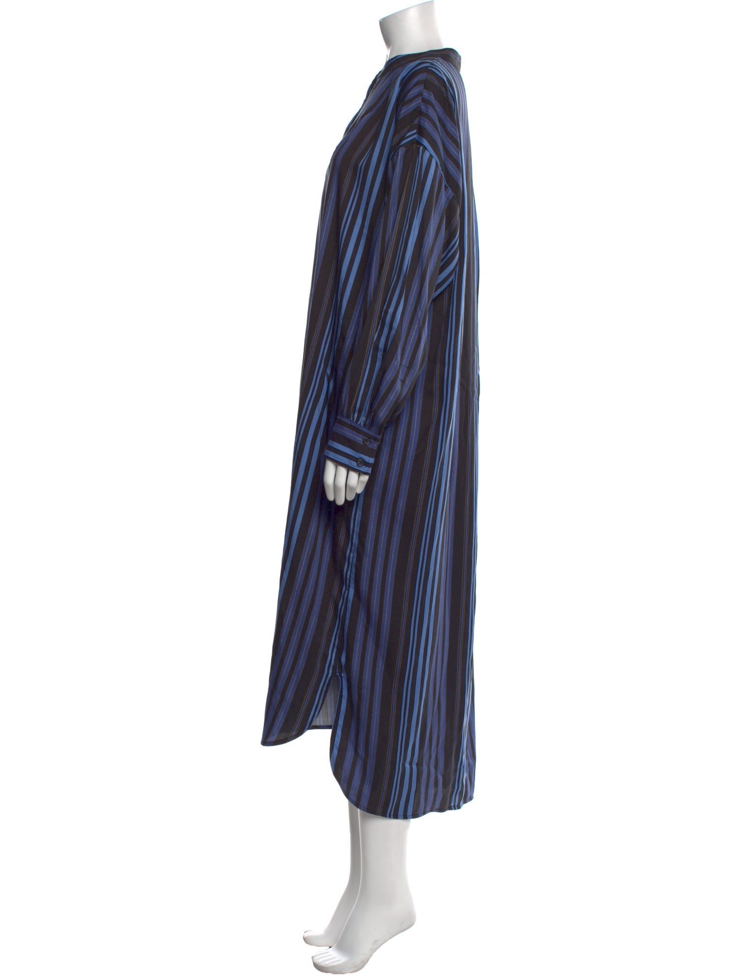 Raquel Allegra Mock Neck Long Dress