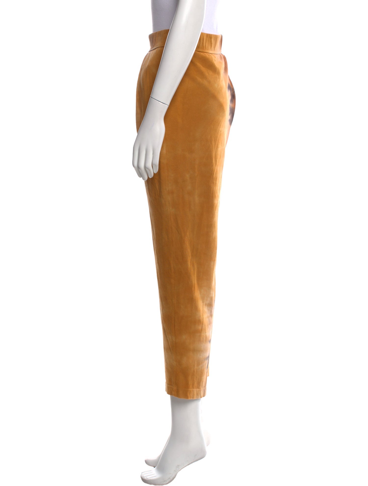 Raquel Allegra Tie-Dye Print Straight Leg Pants