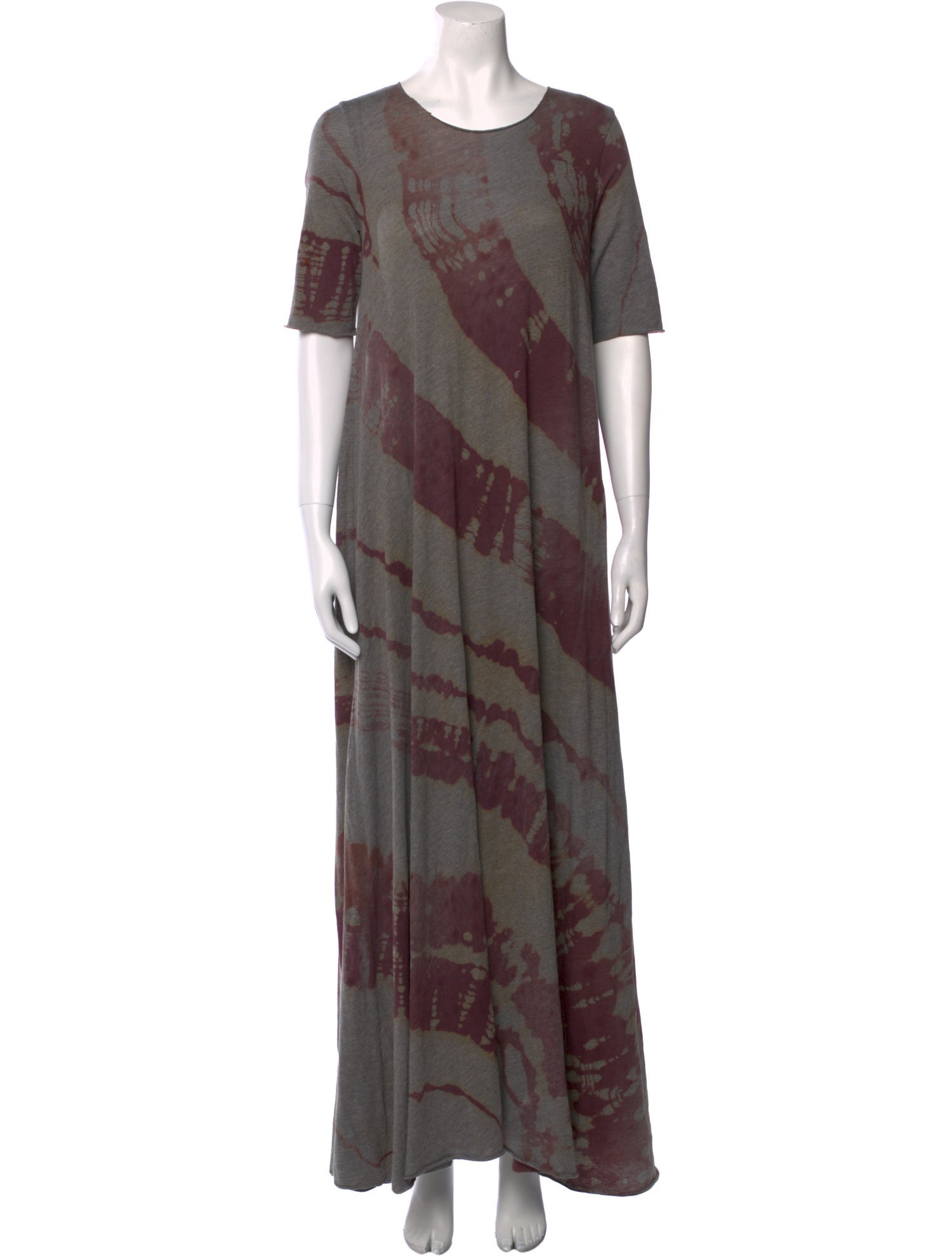 Raquel Allegra Tie-Dye Print Long Dress