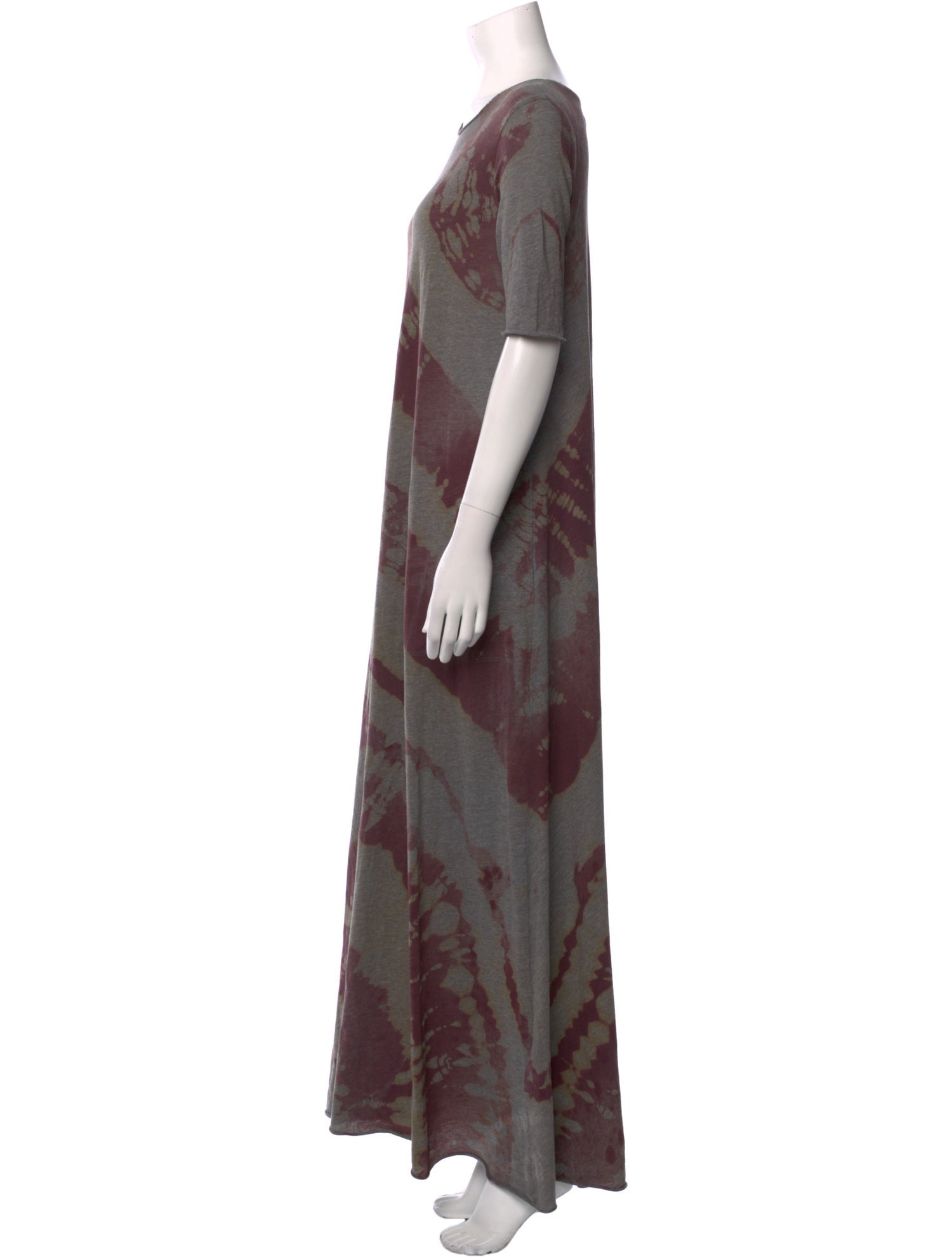 Raquel Allegra Tie-Dye Print Long Dress