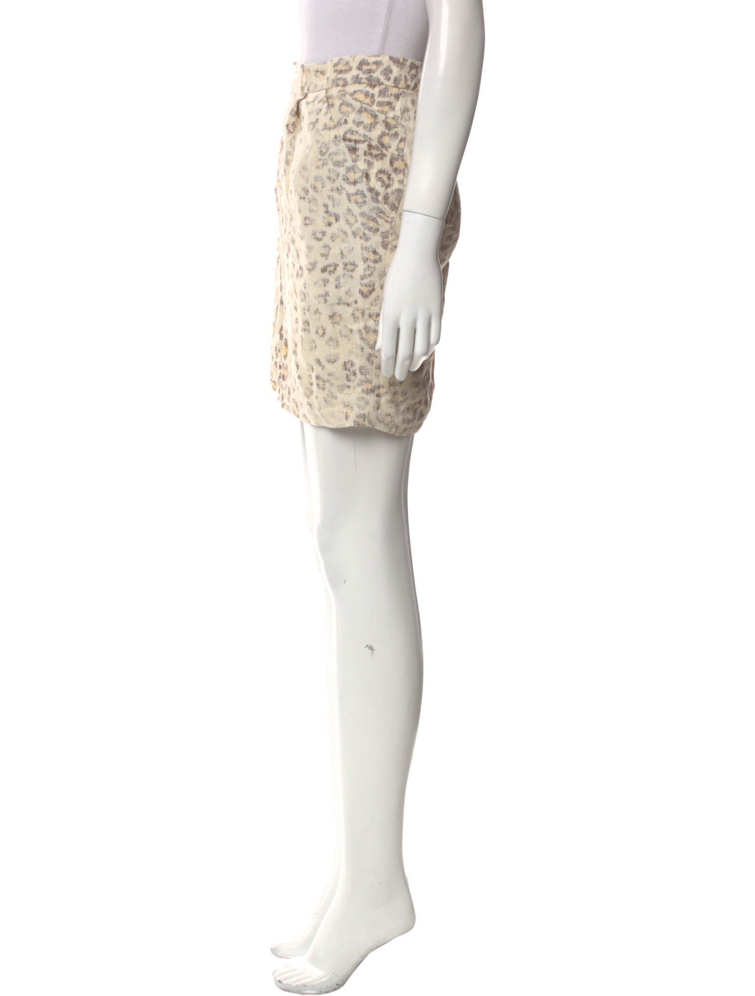 Raquel Allegra Linen Mini Skirt