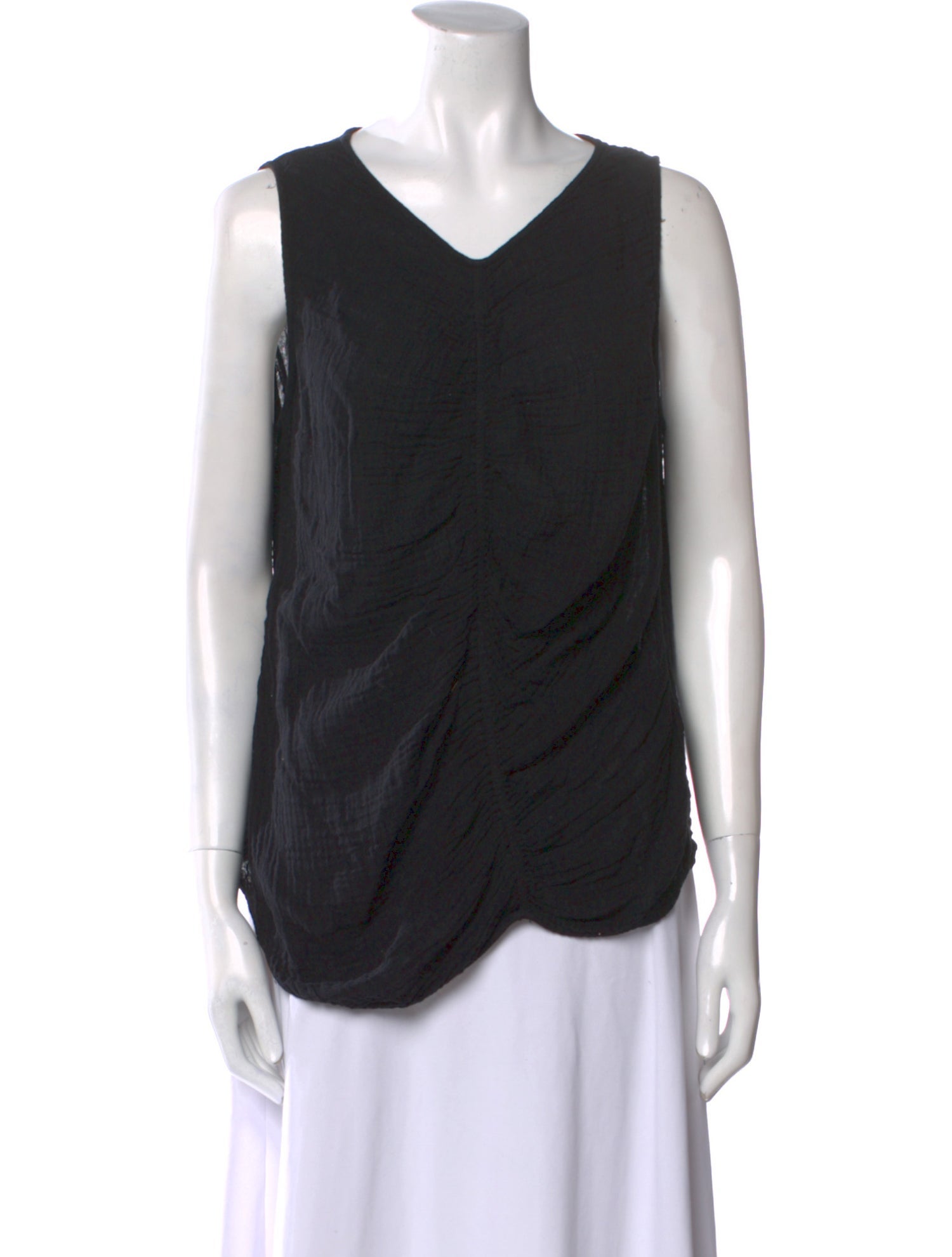 Raquel Allegra V-Neck Sleeveless Top