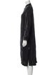 Raquel Allegra Mock Neck Knee-Length Dress
