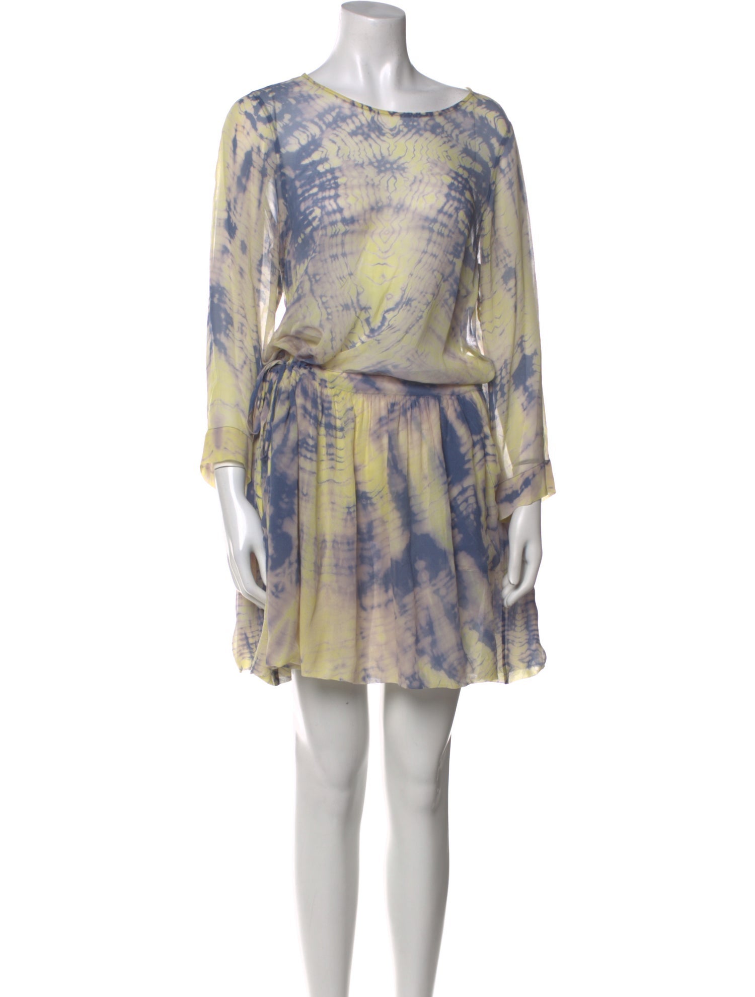 Raquel Allegra Silk Knee-Length Dress