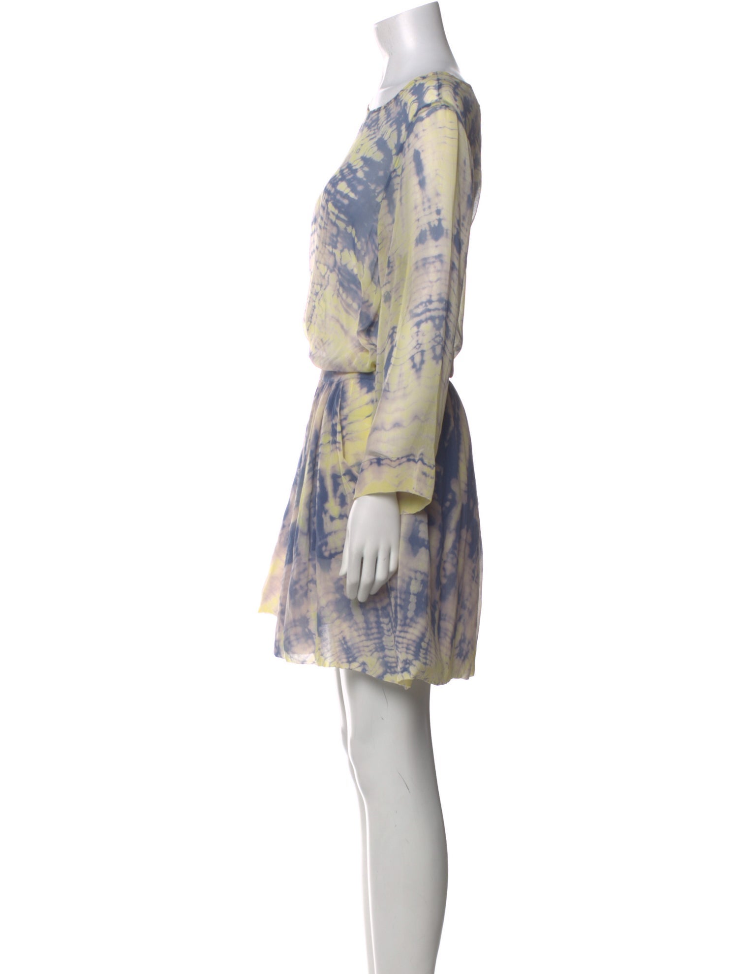 Raquel Allegra Silk Knee-Length Dress