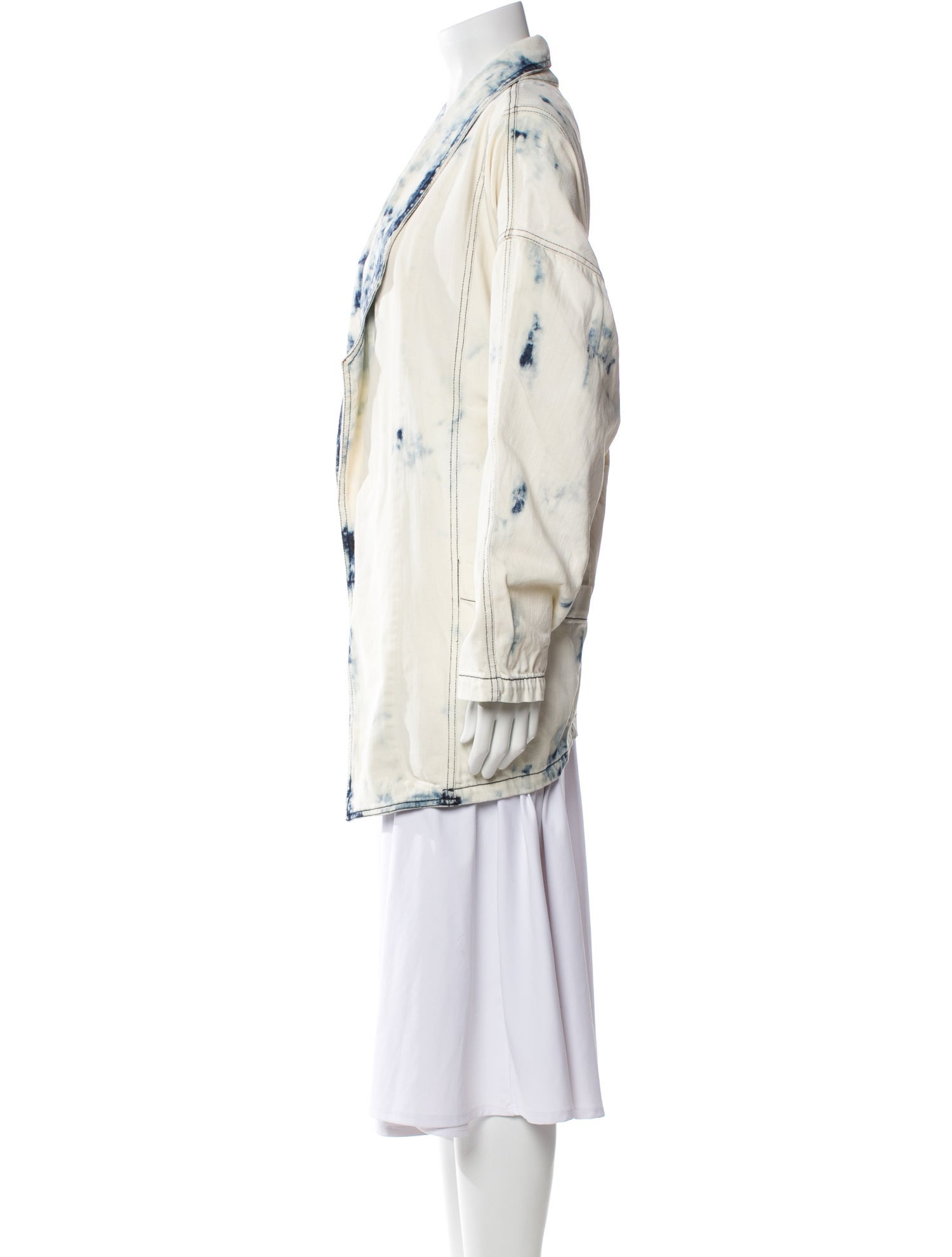 Raquel Allegra Tie-Dye Print Jacket