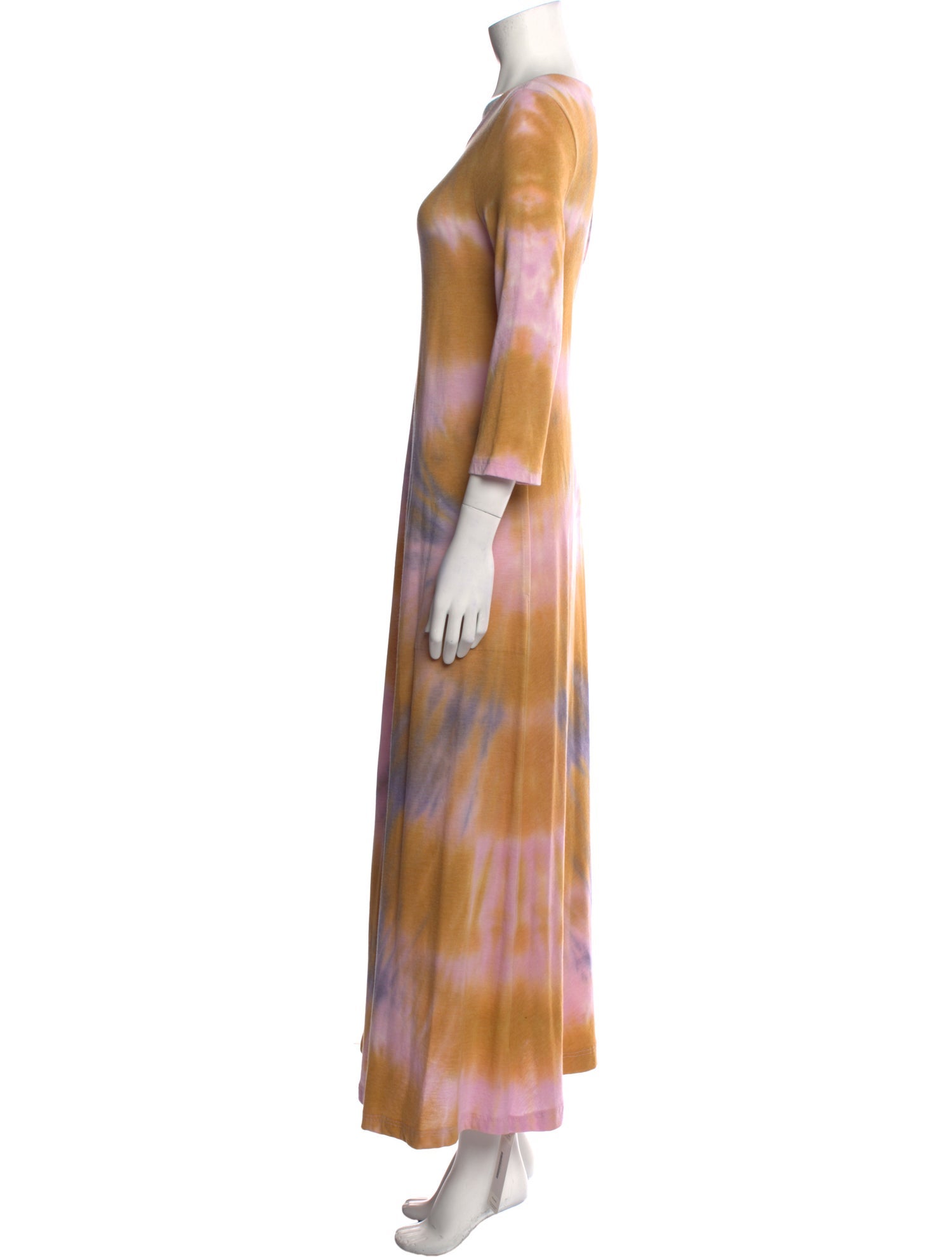Raquel Allegra Tie-Dye Print Long Dress