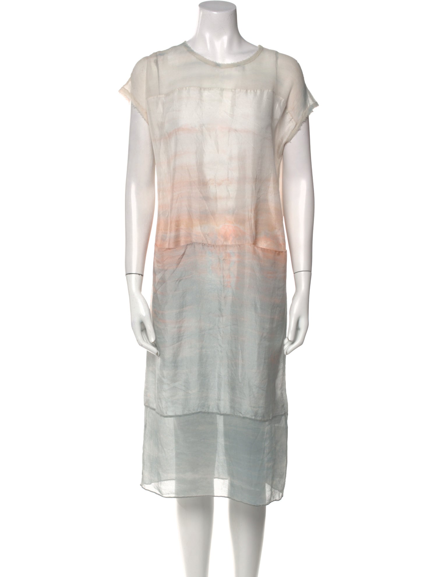 Raquel Allegra Silk Midi Length Dress