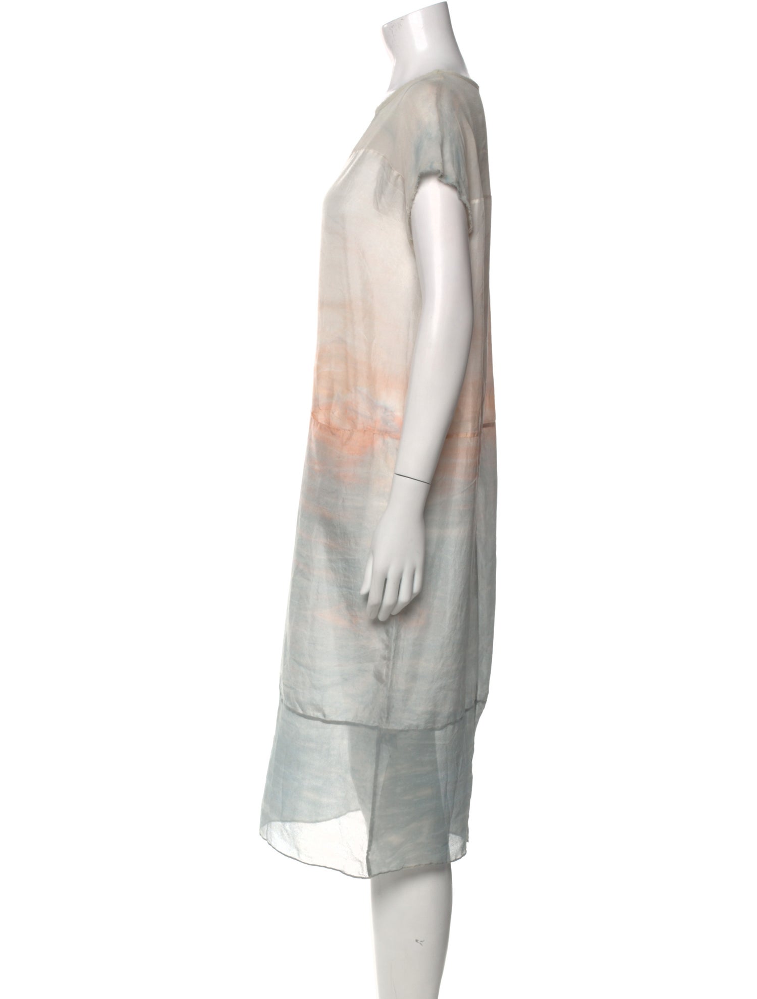 Raquel Allegra Silk Midi Length Dress