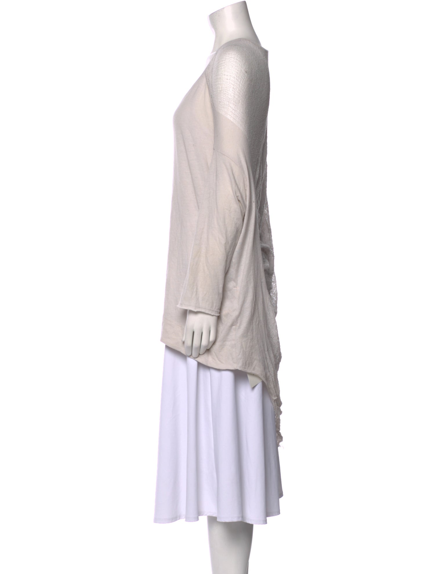 Raquel Allegra Scoop Neck Long Sleeve Tunic