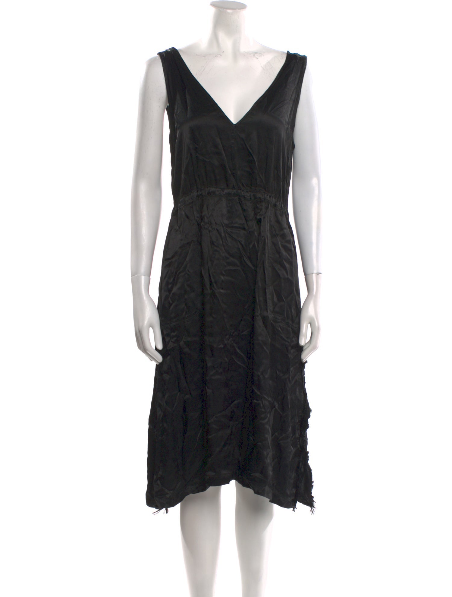 Raquel Allegra V-Neck Midi Length Dress