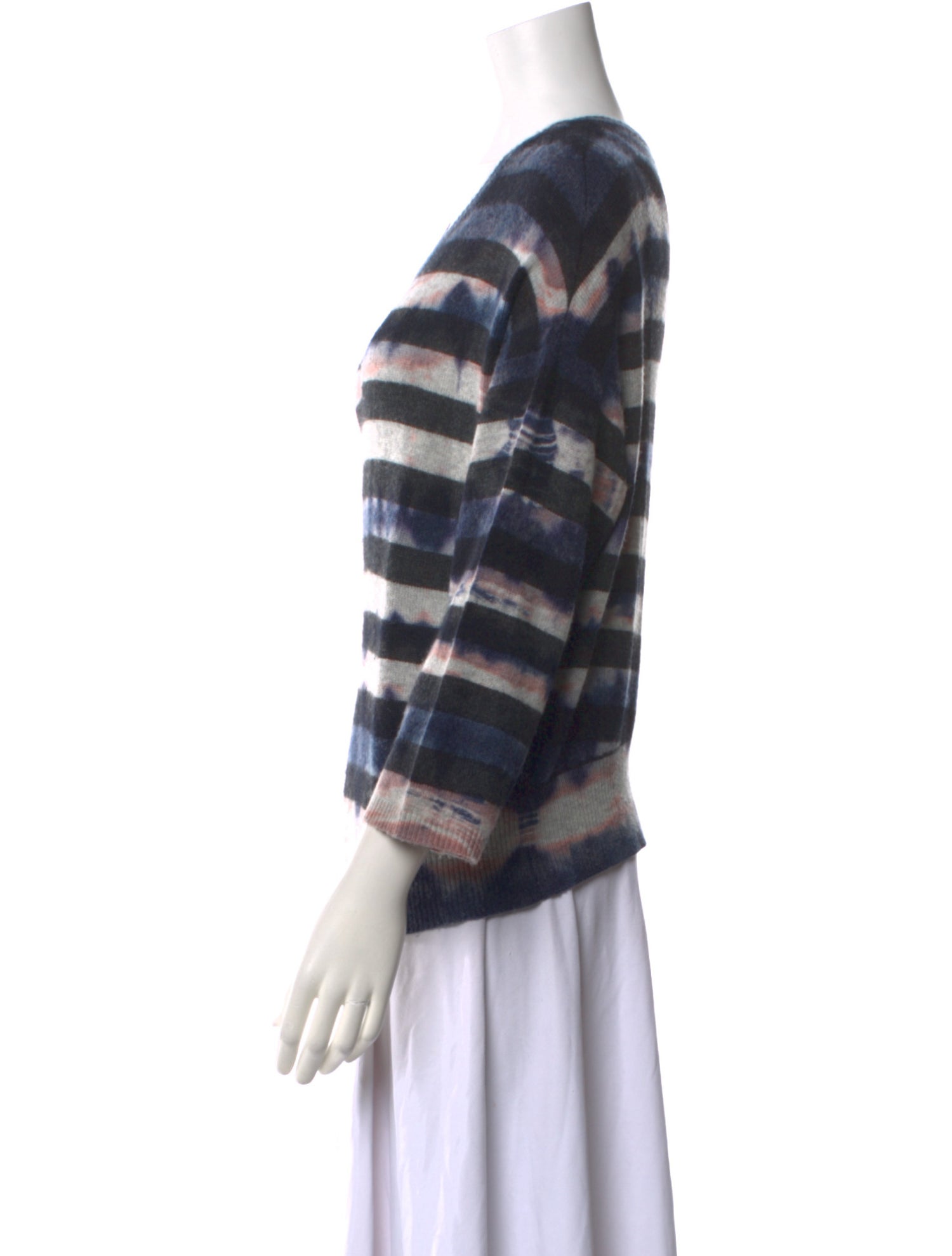 Raquel Allegra Virgin Wool Striped Sweater