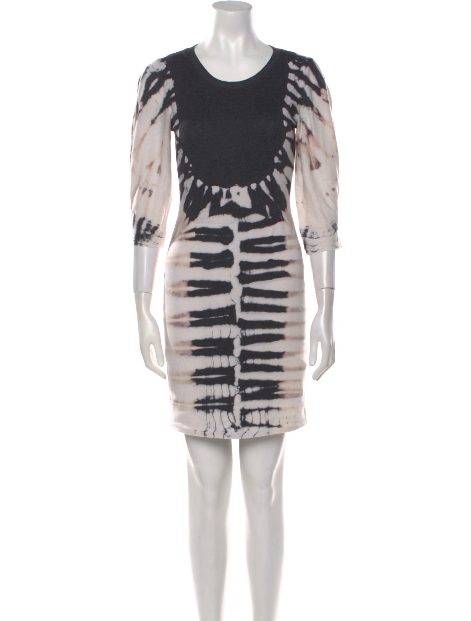 Raquel Allegra Tie-Dye Print Mini Dress