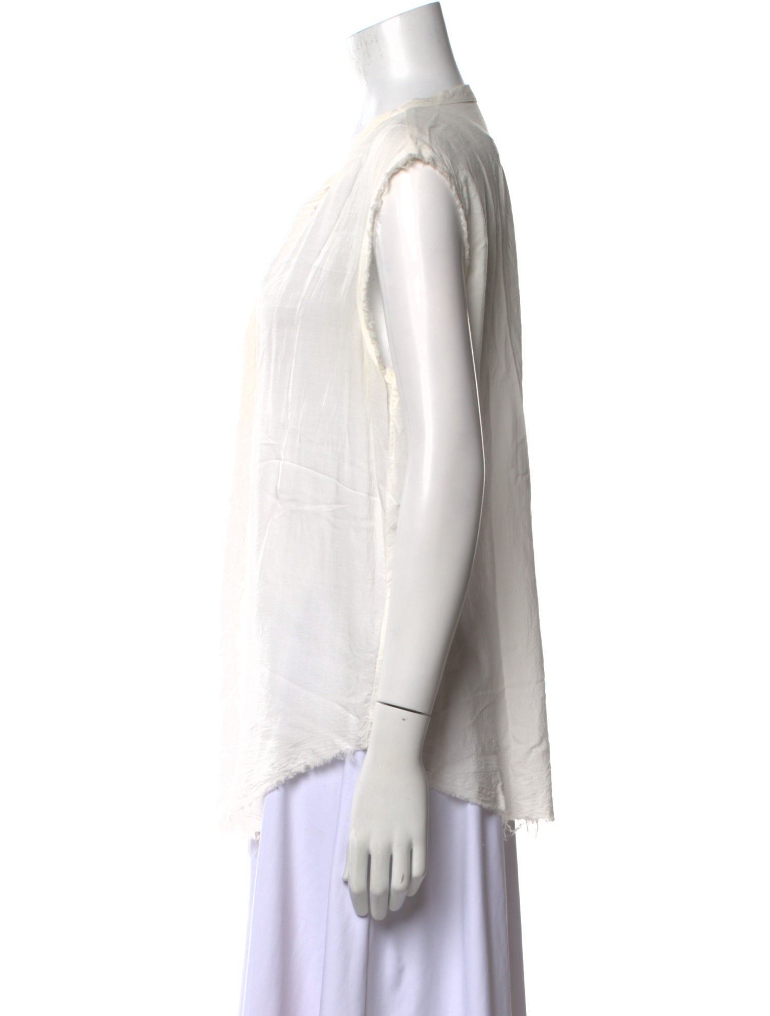 Raquel Allegra V-Neck Sleeveless Top