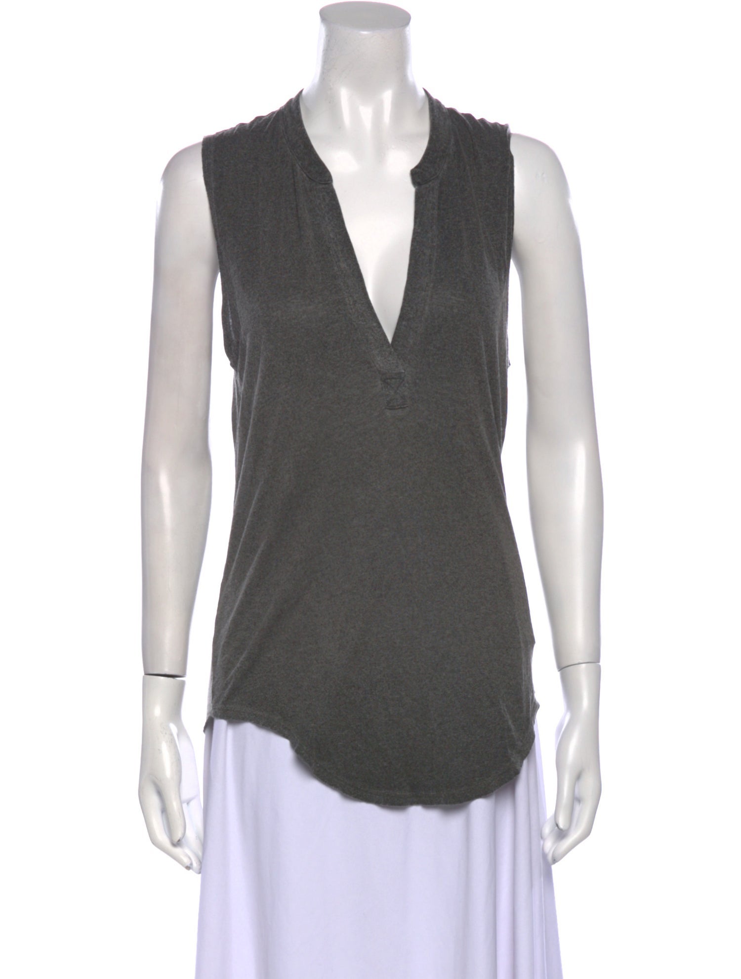 Raquel Allegra Angora V-Neck Top