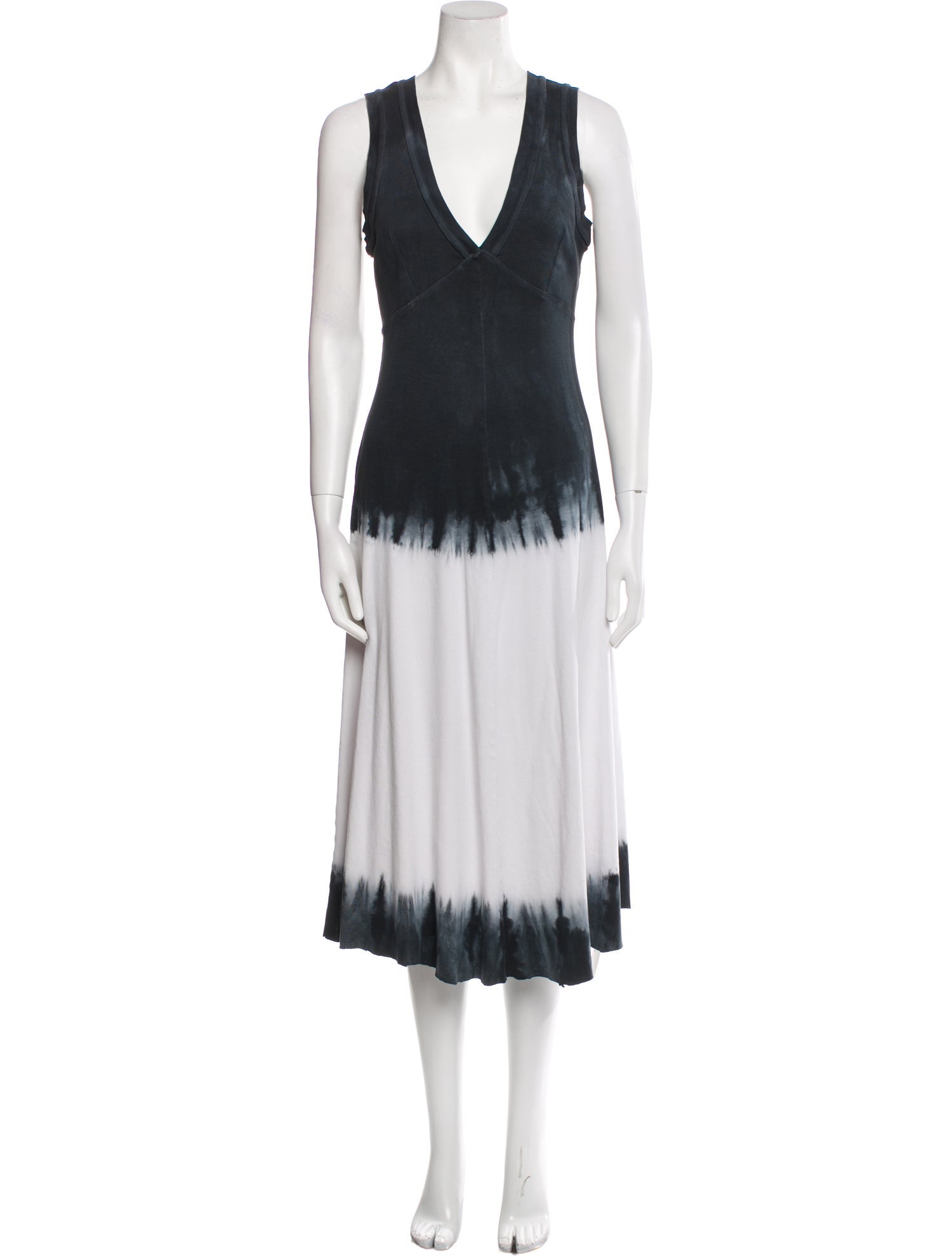 Raquel Allegra Tie-Dye Print Long Dress