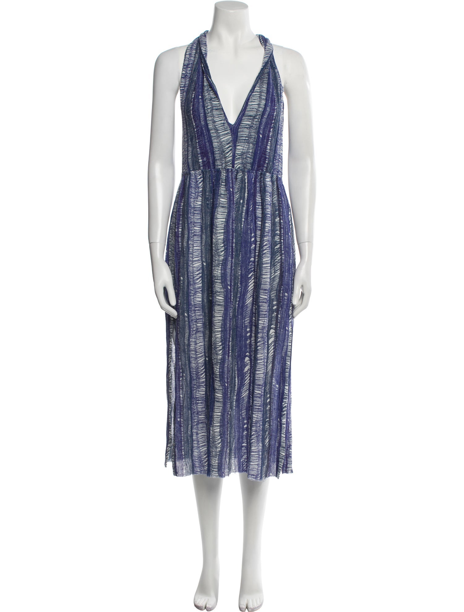 Raquel Allegra V-Neck Long Dress w/ Tags