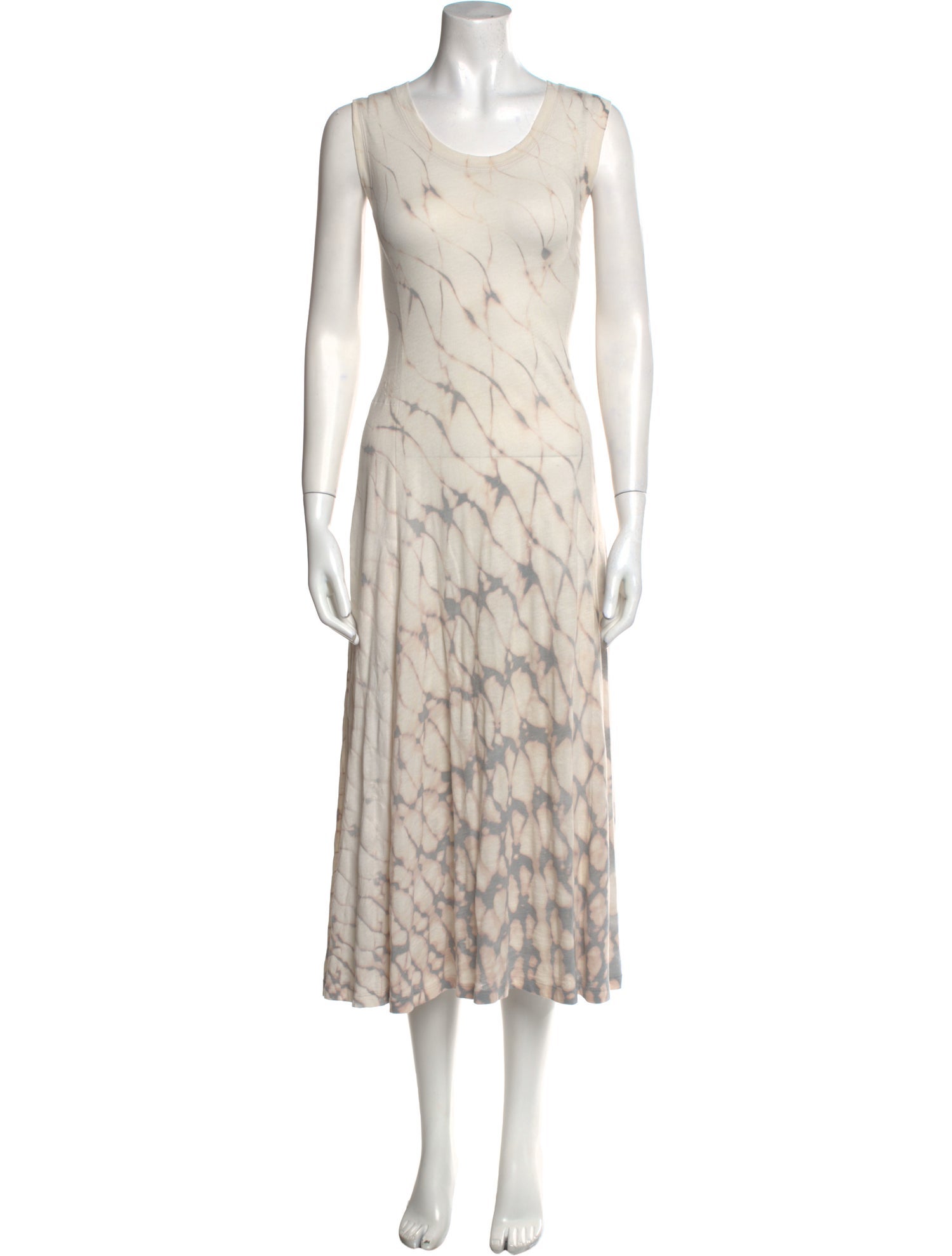 Raquel Allegra Tie-Dye Print Long Dress