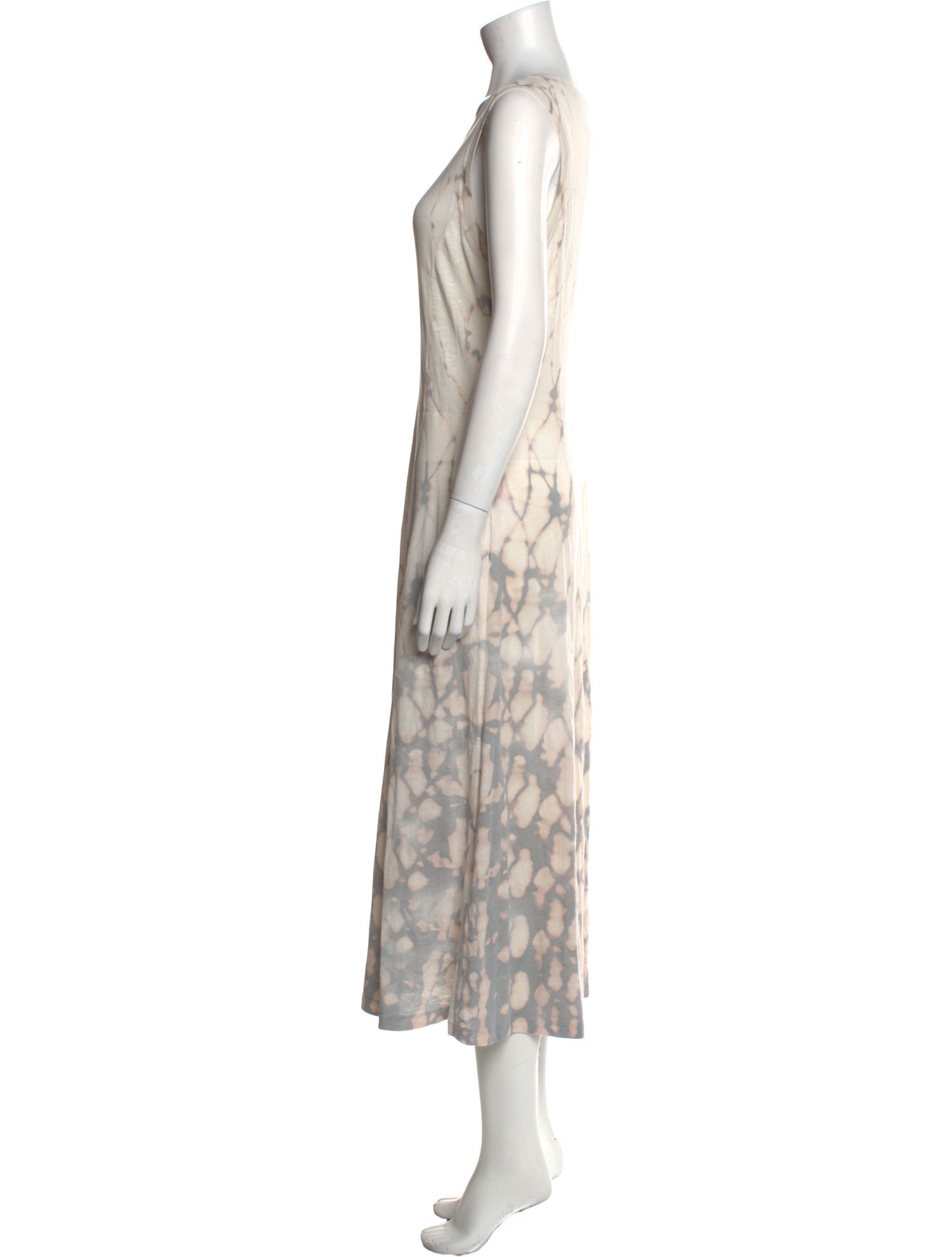 Raquel Allegra Tie-Dye Print Long Dress
