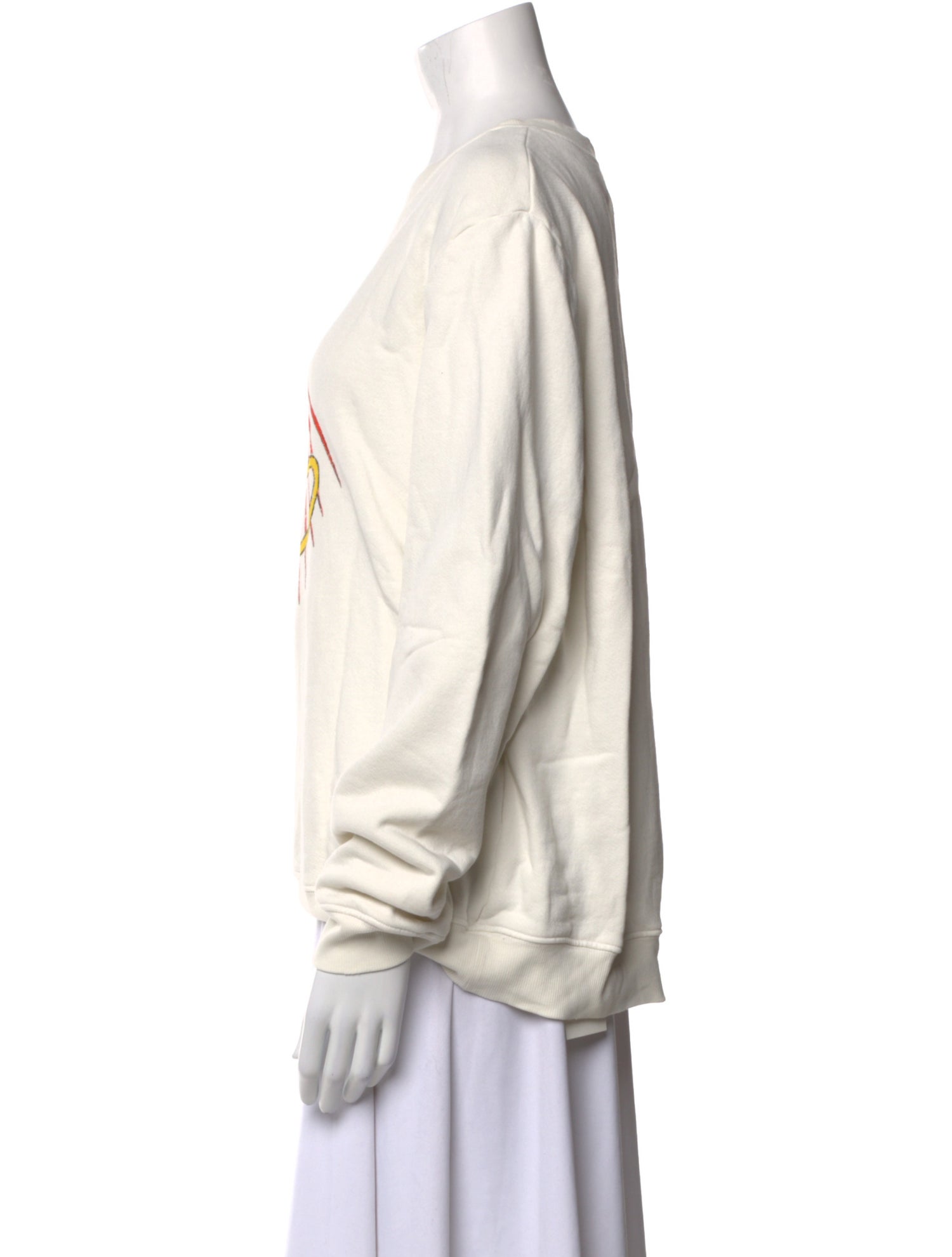 Raquel Allegra Graphic Print Crew Neck Sweatshirt