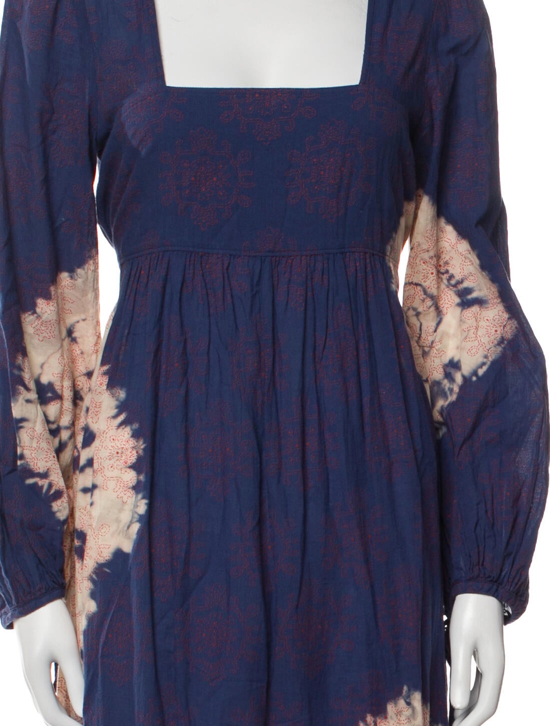 Raquel Allegra Tie-Dye Print Long Dress