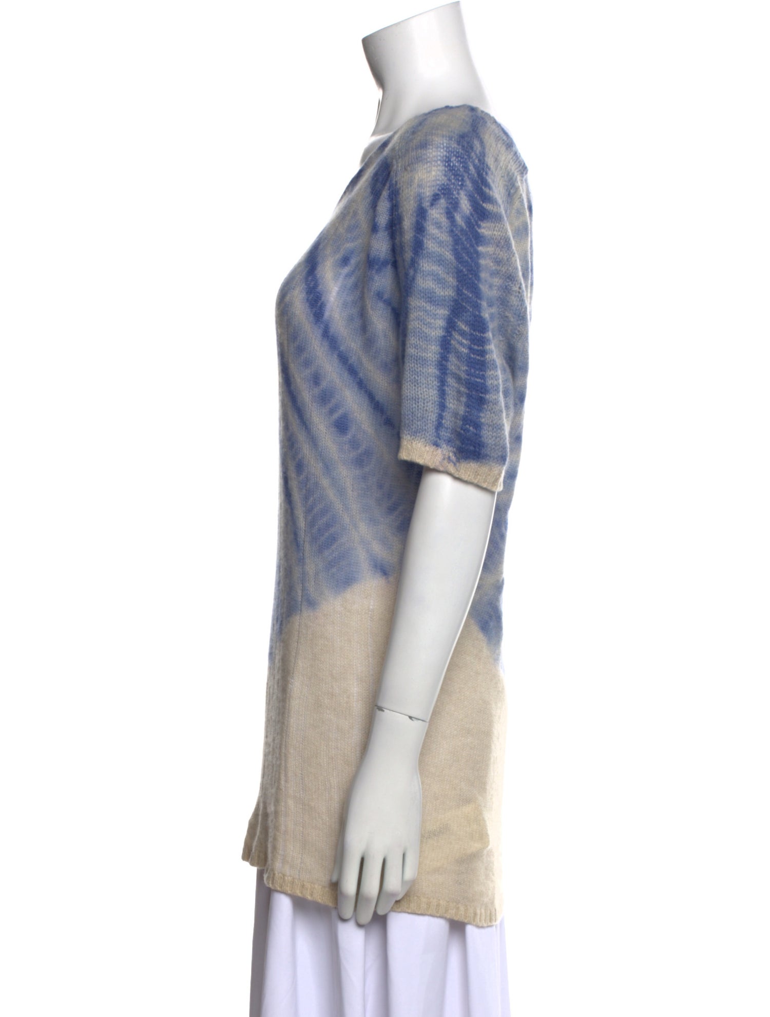 Raquel Allegra Cashmere Tie-Dye Print Sweater